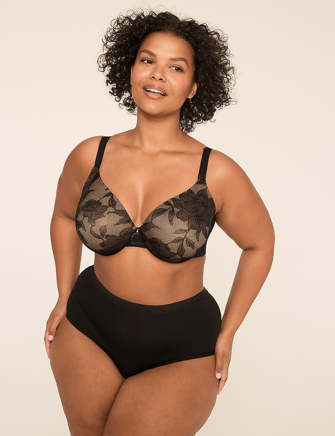 Invisible Lace Backsmoother Lightly Lined Full Coverage Bra Product Image 4