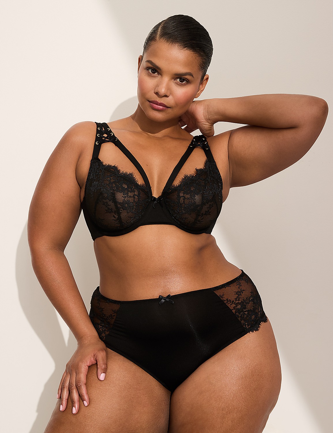 Lace-Up Back Cheeky Panty Product Image 3