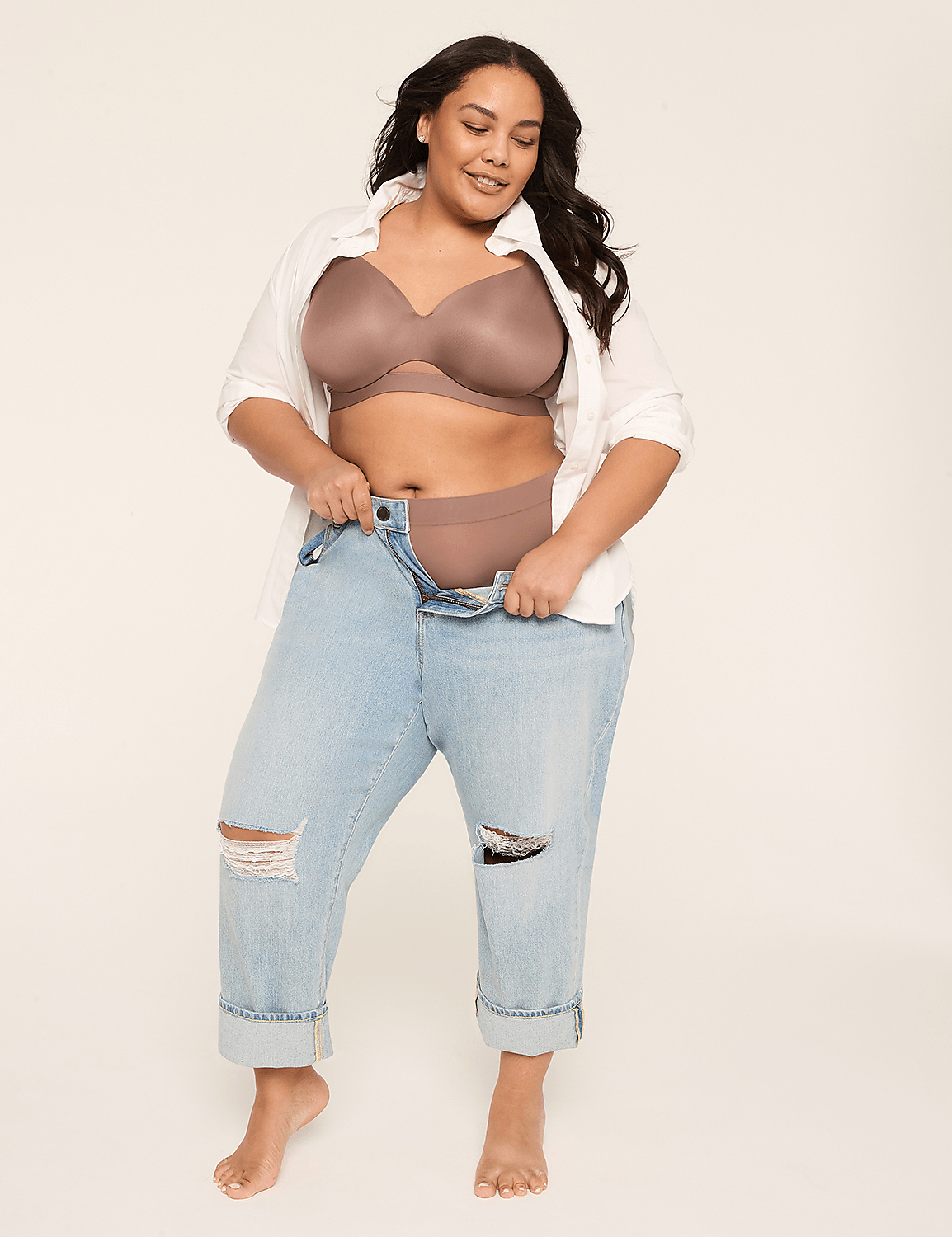 Comfort Bliss&reg; Unlined Full Coverage Bra Product Image 4