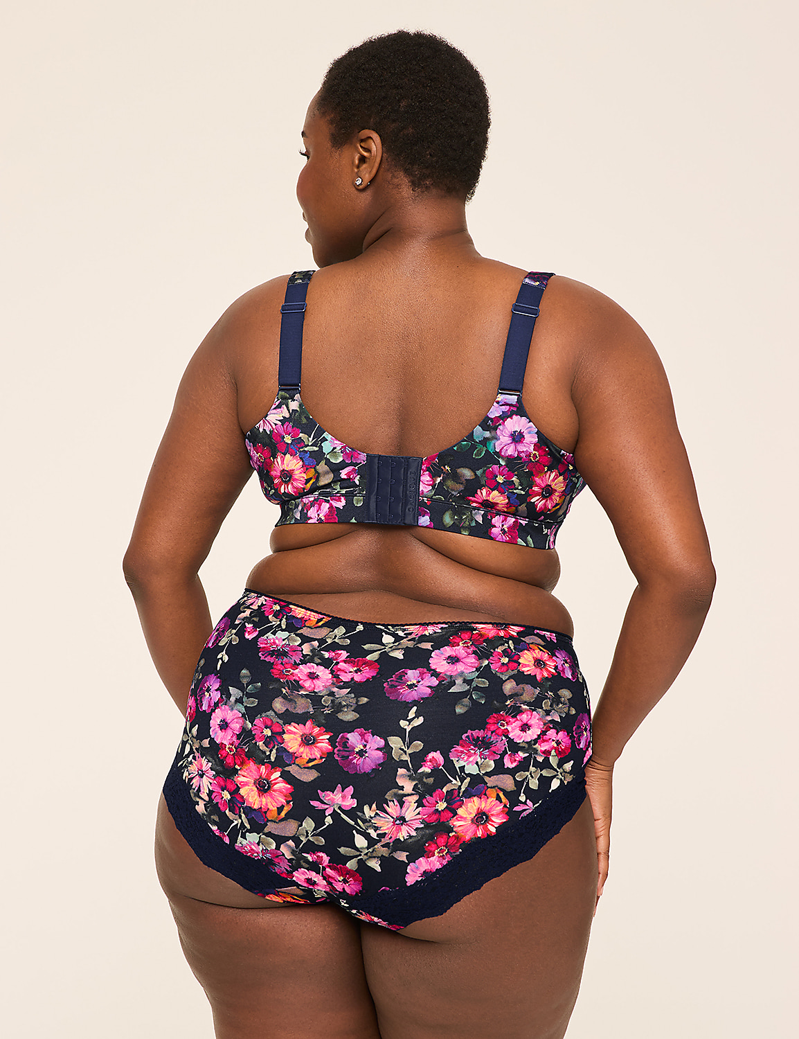Cotton Full Brief Panty With Lace Back - thumbnail 10