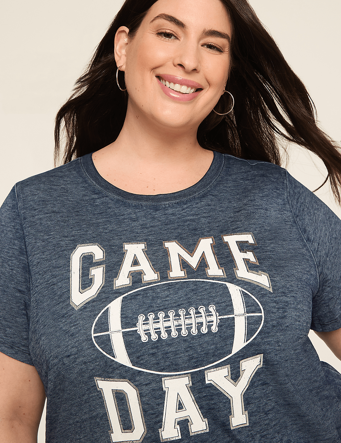 Foiled Game Day Graphic Tee Product Image 4
