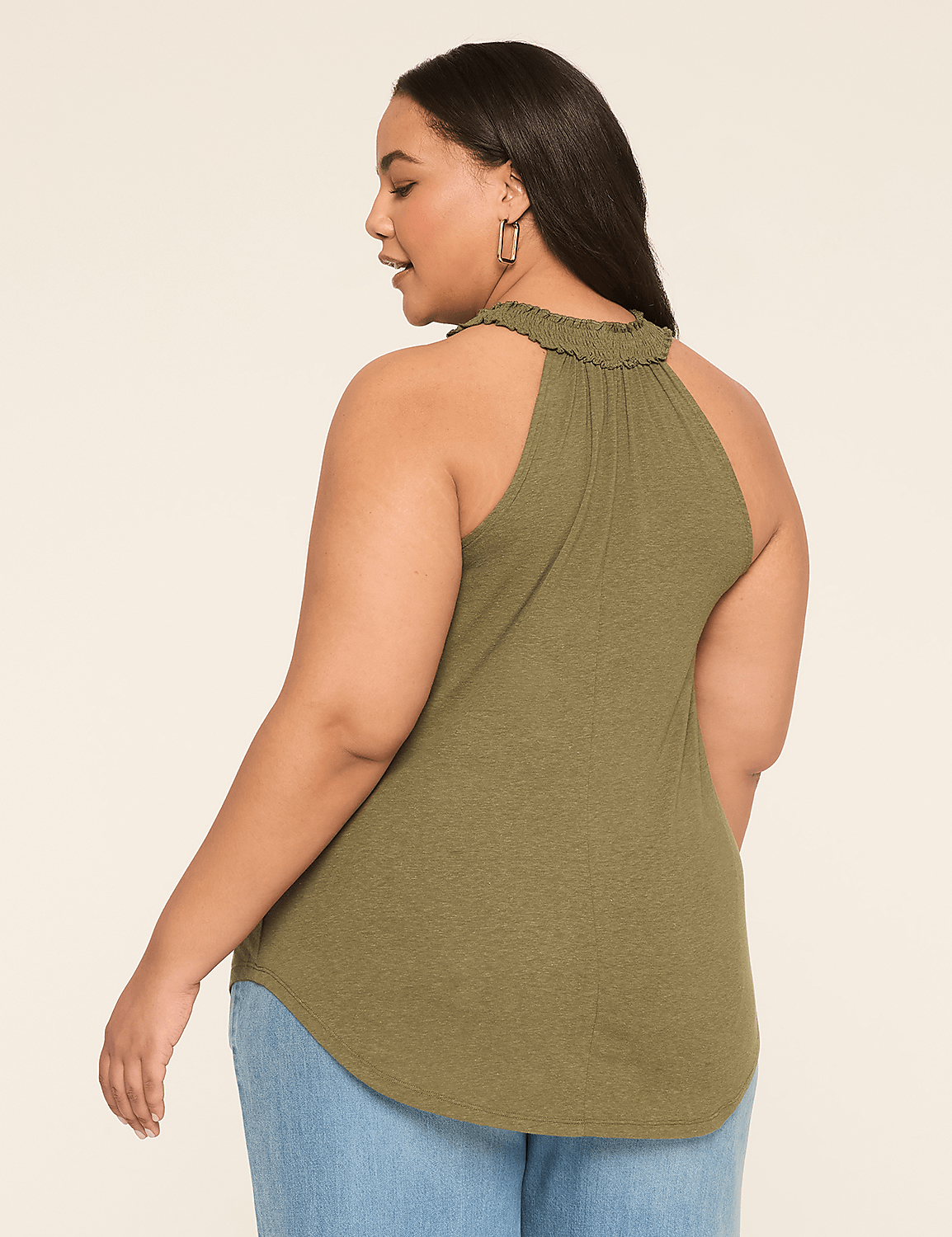 Smocked Halter Top Product Image 2