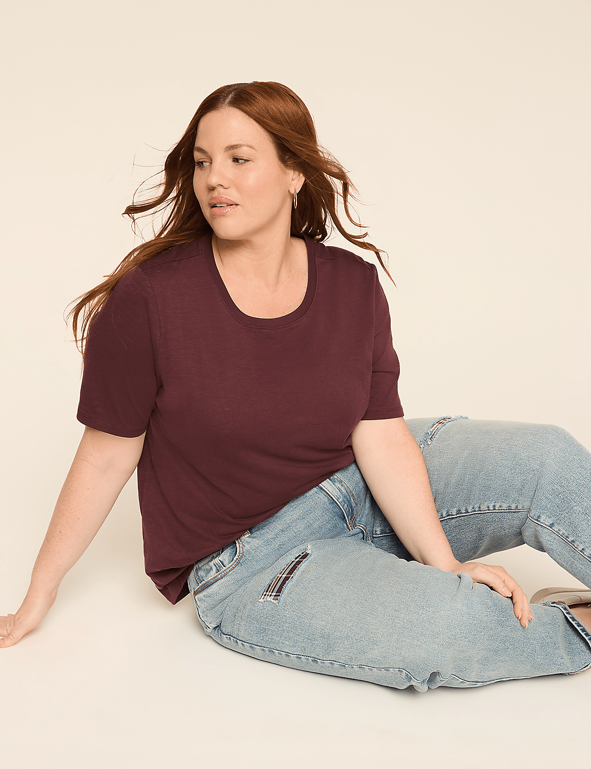 Perfect Sleeve Crew-Neck Tee Product Image 3
