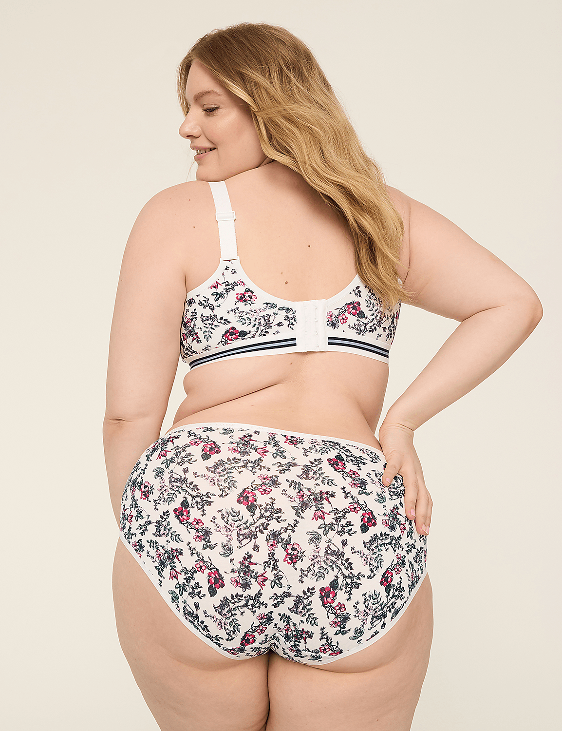 Cotton High-Leg Brief Panty Product Image 2