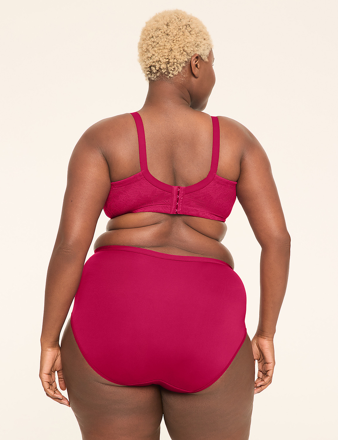 No-Wire Bra with Allover Lace Product Image 2