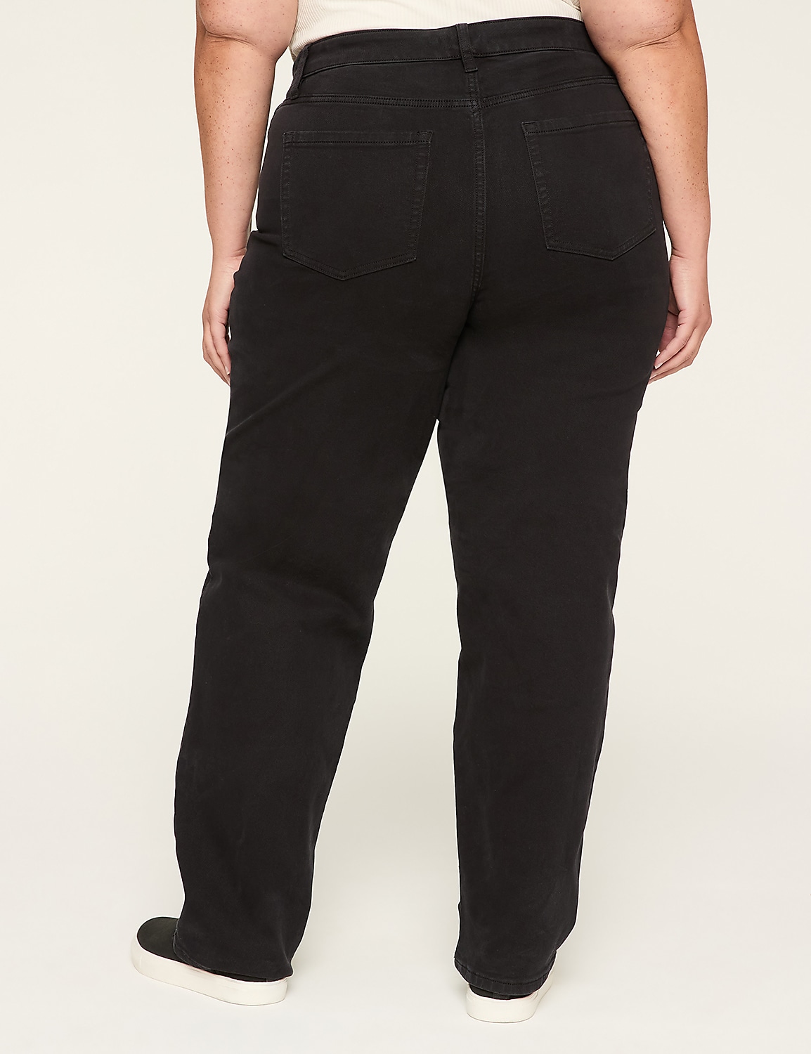Relaxed Straight Patch-Pocket High-Rise Jean Product Image 2