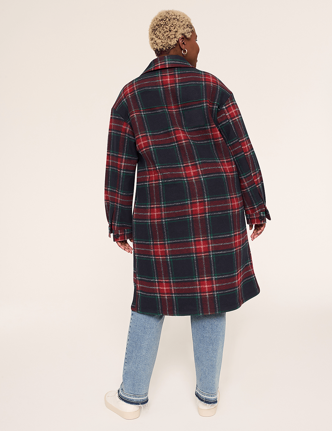 Plaid Long Shacket Product Image 2