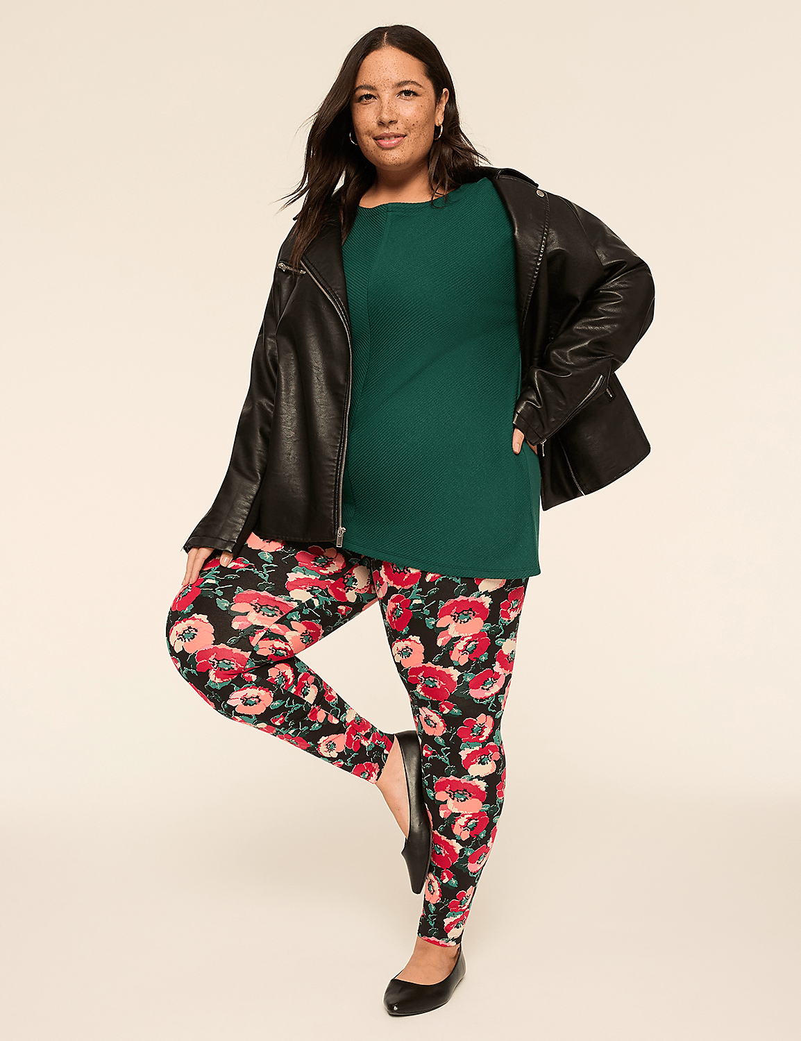 Printed Layering Fashion Legging Product Image 3