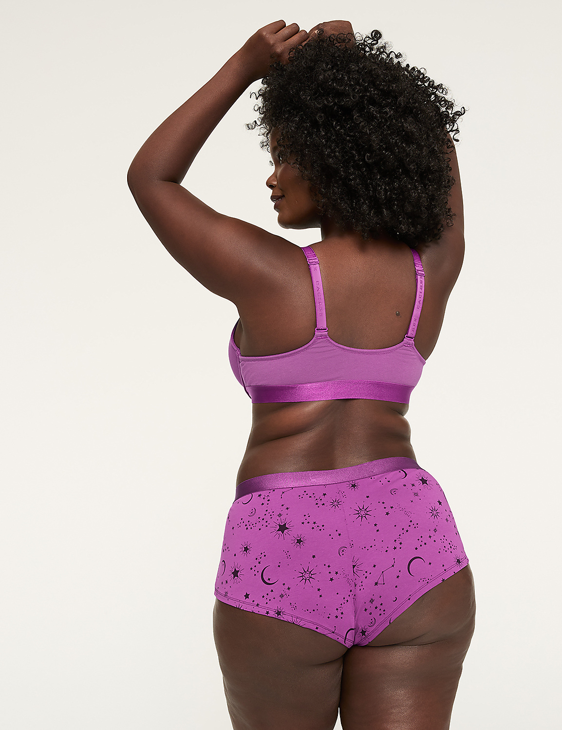 Front-Close Cotton Boost Plunge Bra Product Image 2
