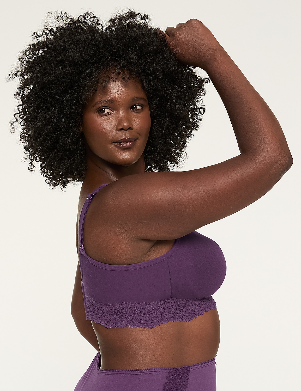 Cotton No-Wire Unlined Full Coverage Bra Product Image 3