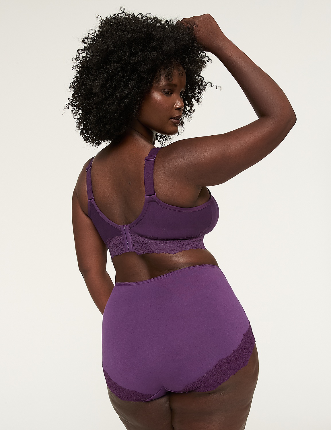 Cotton No-Wire Unlined Full Coverage Bra Product Image 2