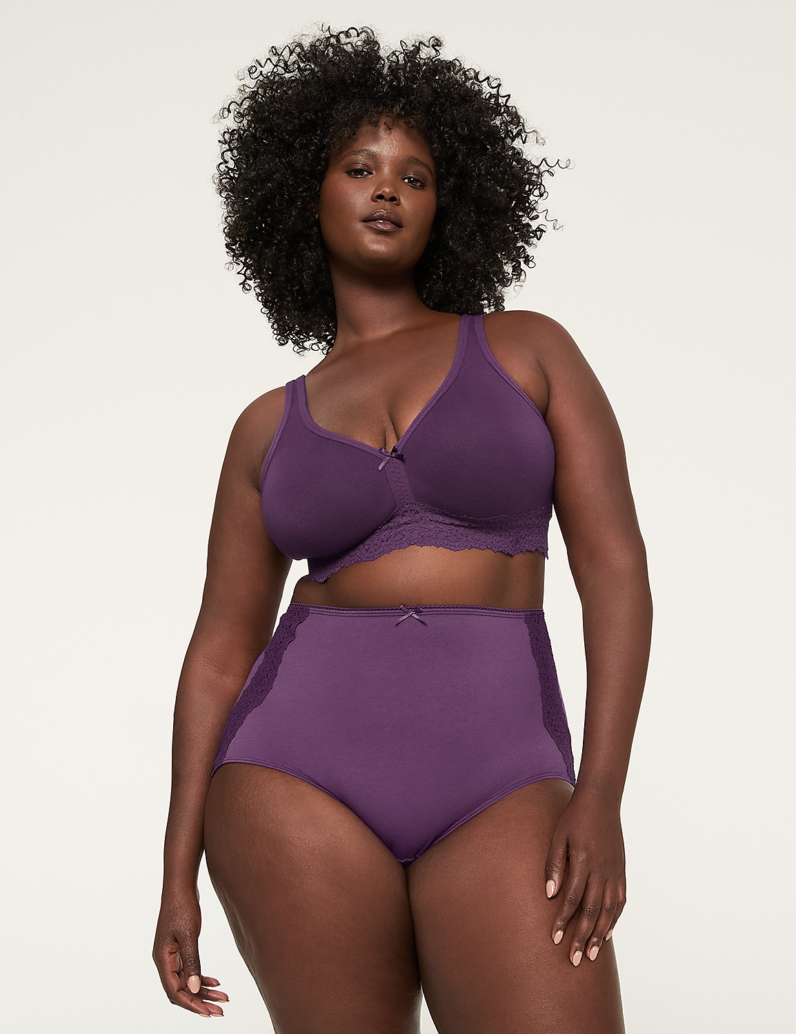 Cotton No-Wire Unlined Full Coverage Bra Product Image 4