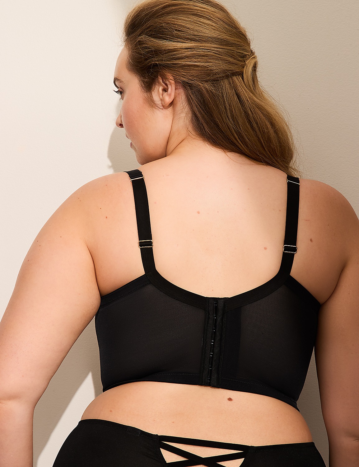 Lace Unlined Longline Balconette Bra Product Image 4