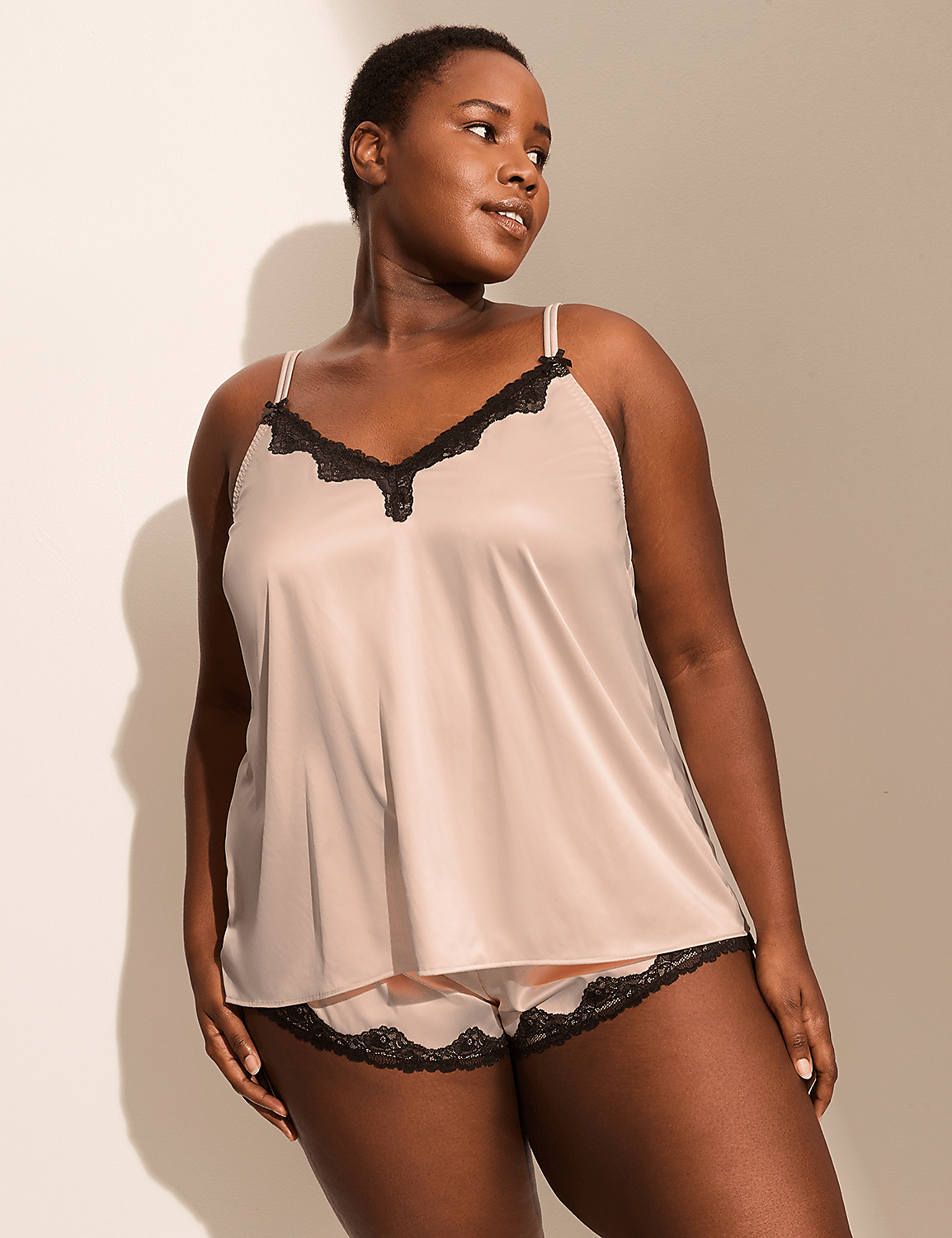 Satin Cami & Short Set | LaneBryant