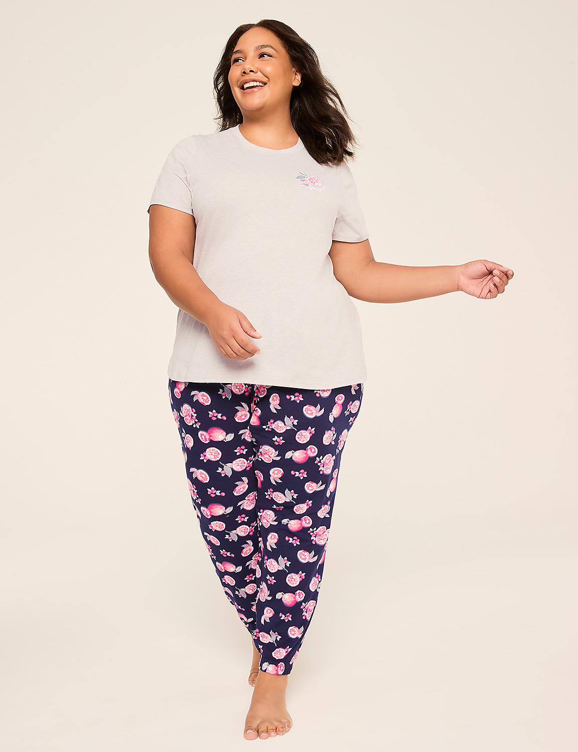 Comfy Cotton Tee & Jogger PJ Set Product Image 1