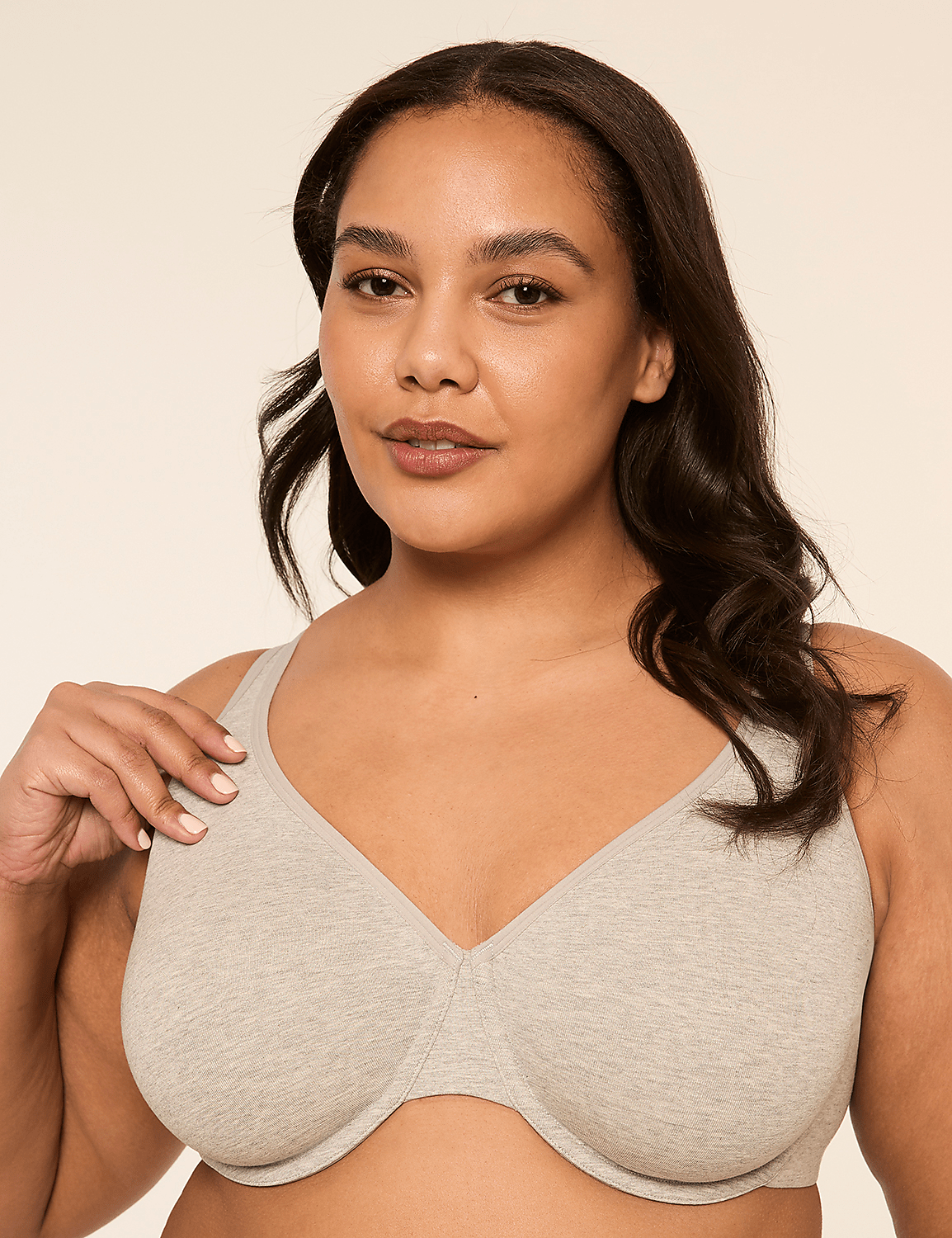 Cotton Unlined Underwire Full Coverage Bra Product Image 1