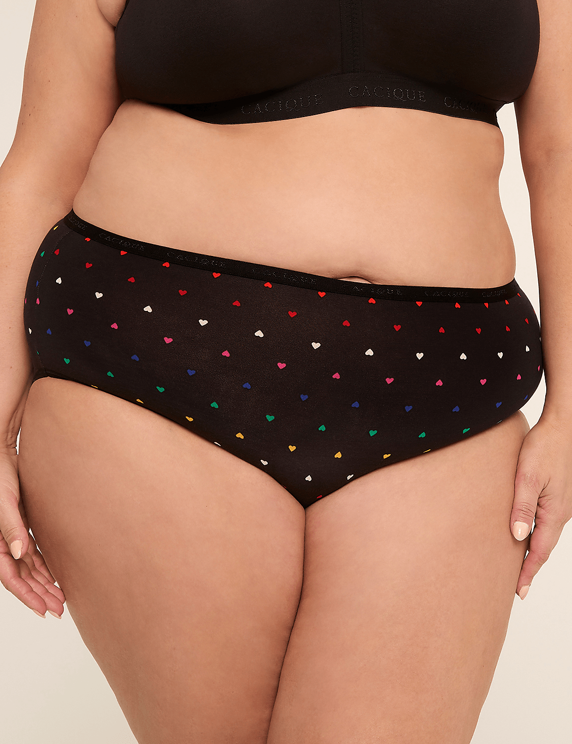Cotton High-Leg Brief Panty Product Image 1