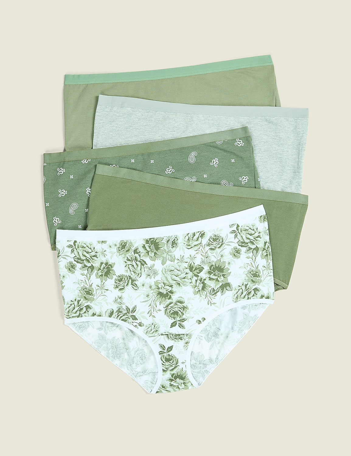 Cotton Full Brief Panty - 5-Pack Product Image 1