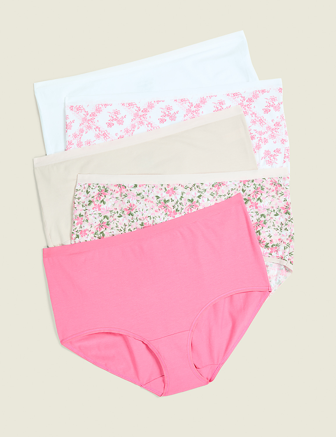 Cotton Full Brief Panty - 5-Pack | LaneBryant