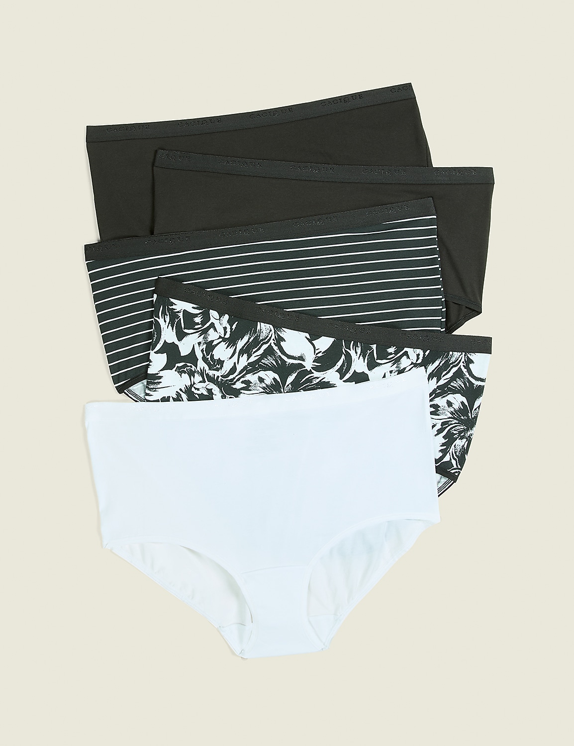 Cotton Full Brief Panty - 5-Pack | LaneBryant