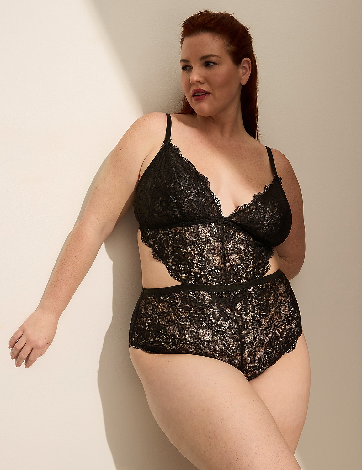 Lace Bodysuit Product Image 1