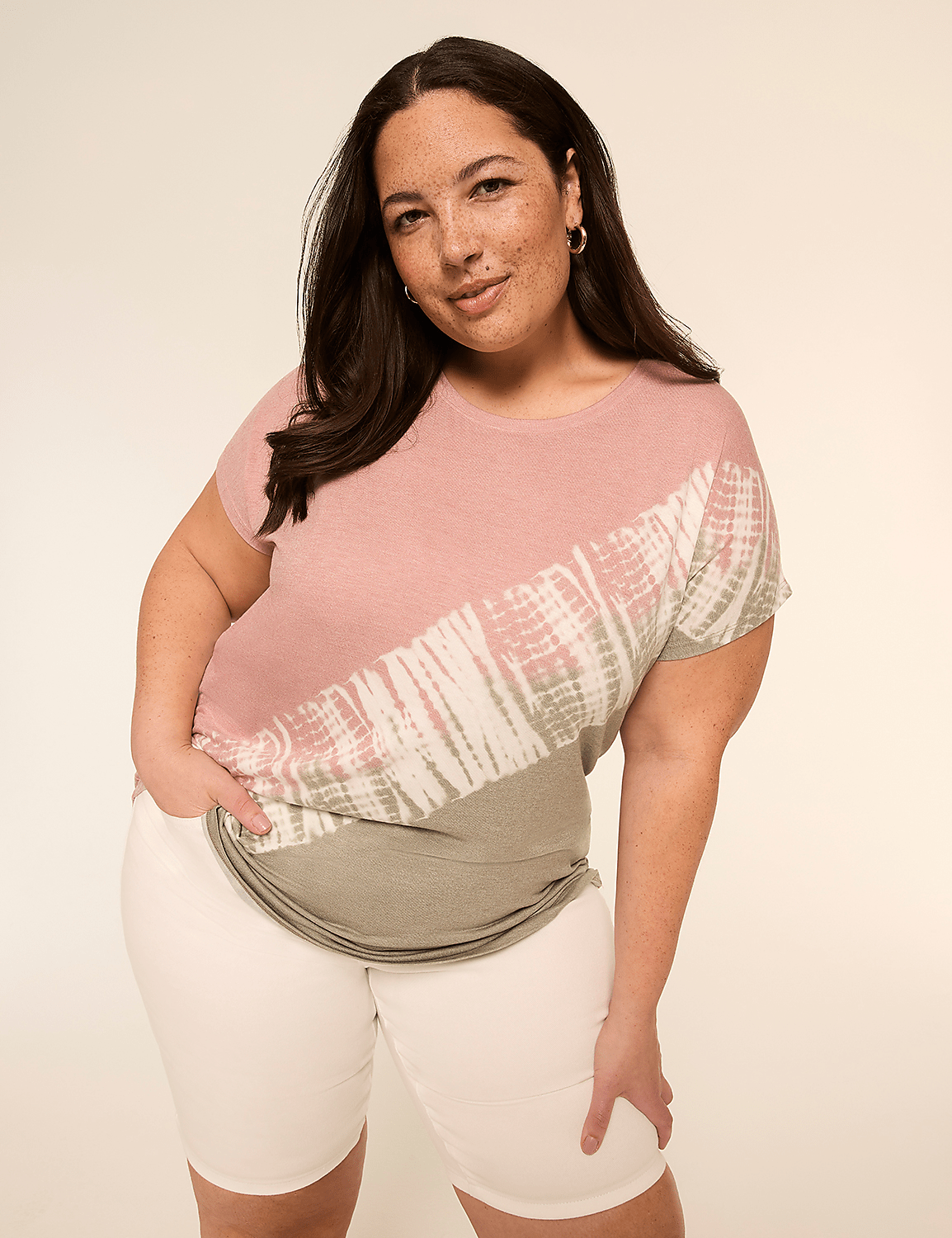 EveryWear Brushed Crew-Neck Tee Product Image 1