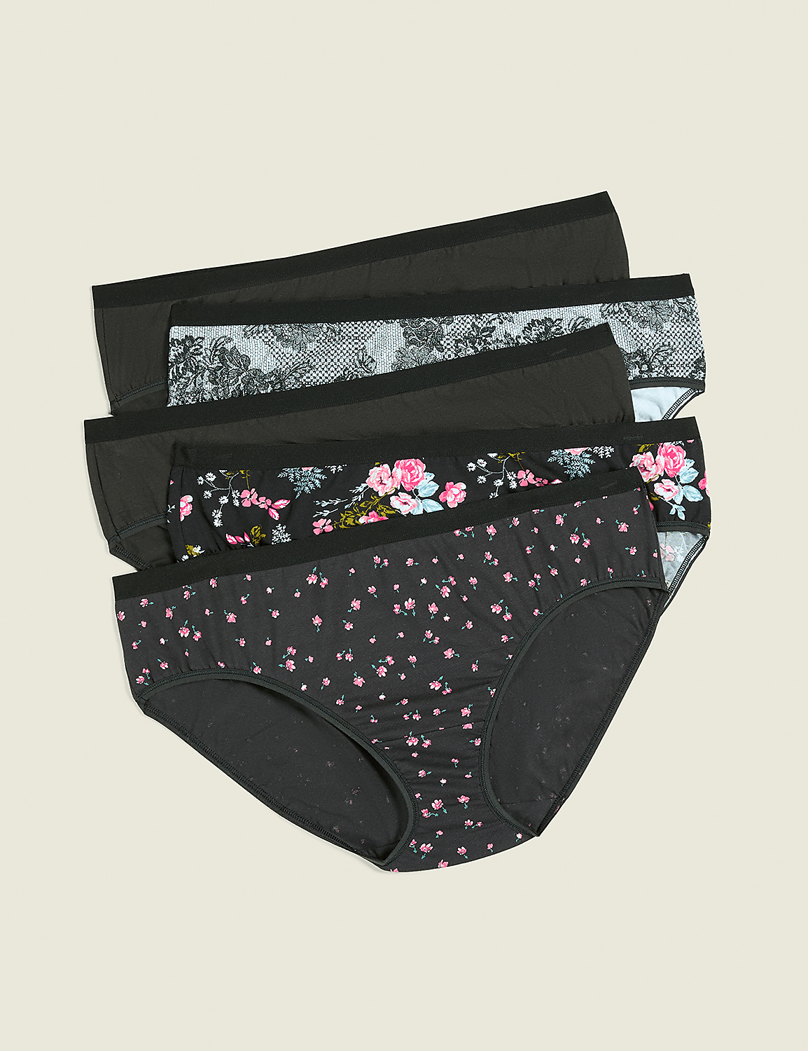 Cotton Hipster Panty - 5-Pack Product Image 1