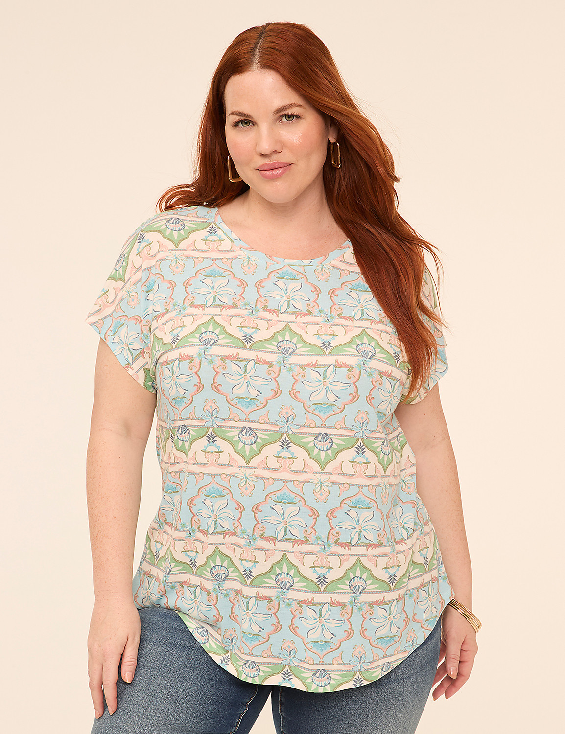 EveryWear Brushed Crew-Neck Tee Product Image 1