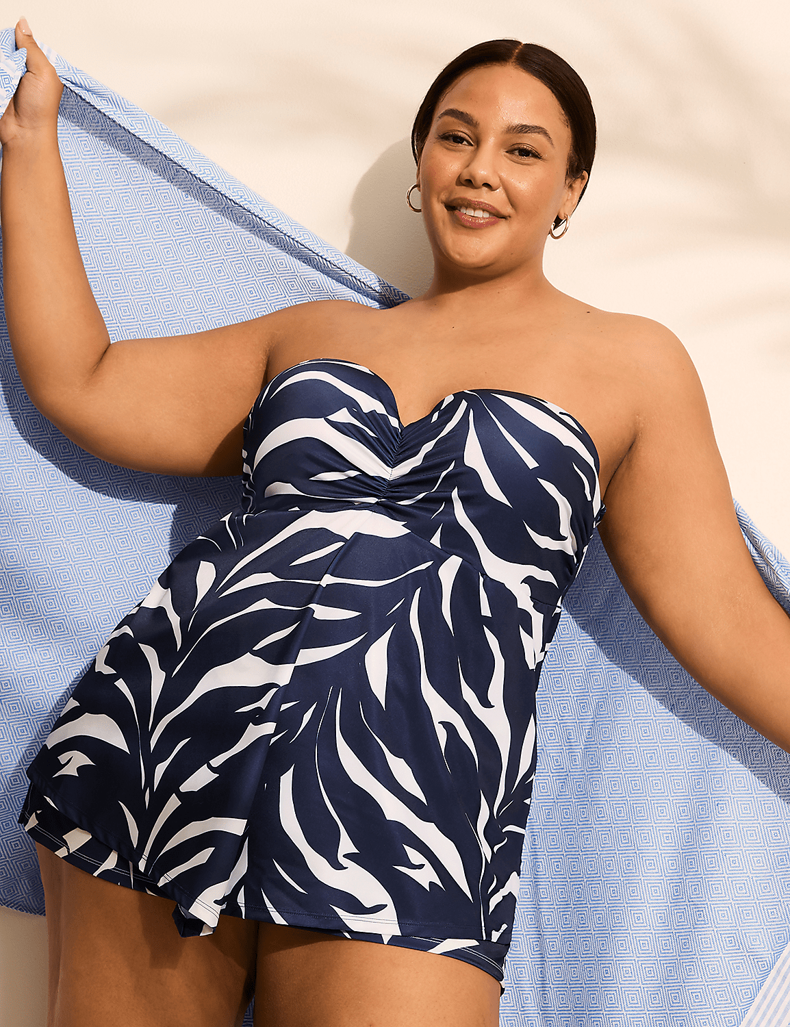 Underwire Swing Tankini Top Product Image 1