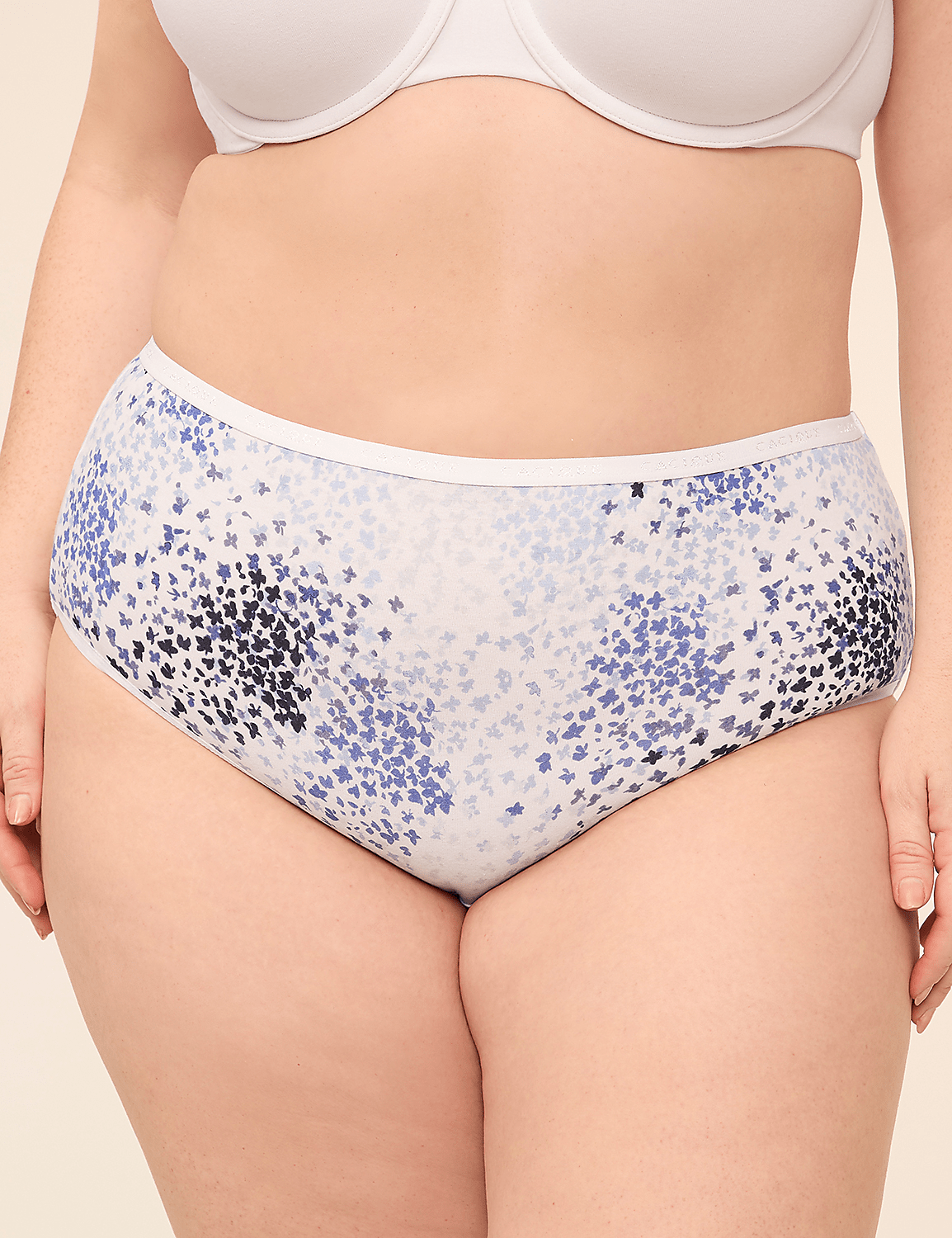 Cotton High-Leg Brief Panty | LaneBryant