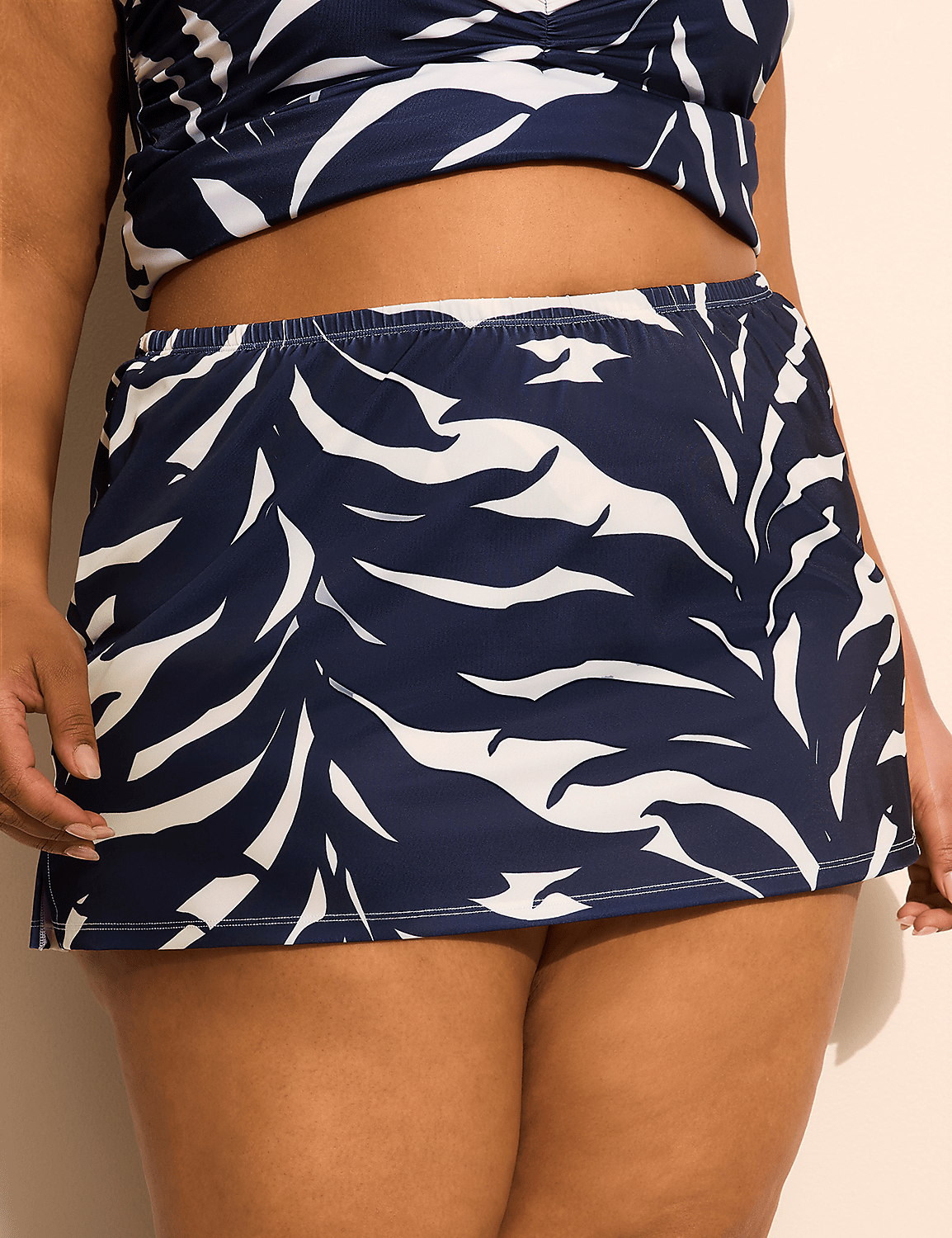Side Slit Swim Skirt Product Image 1