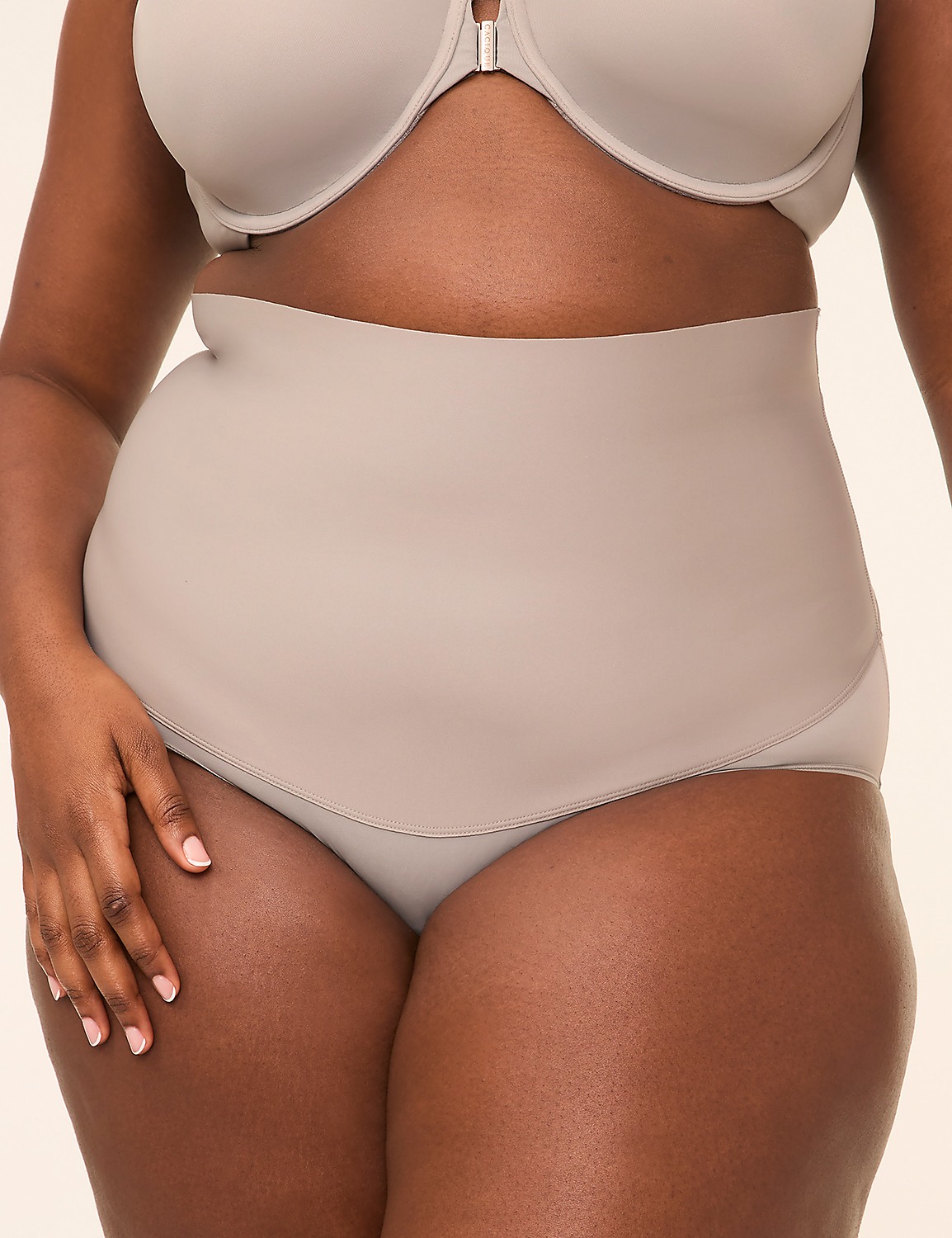 Medium Shaping Totally Smooth High-Waist Brief Panty Product Image 1