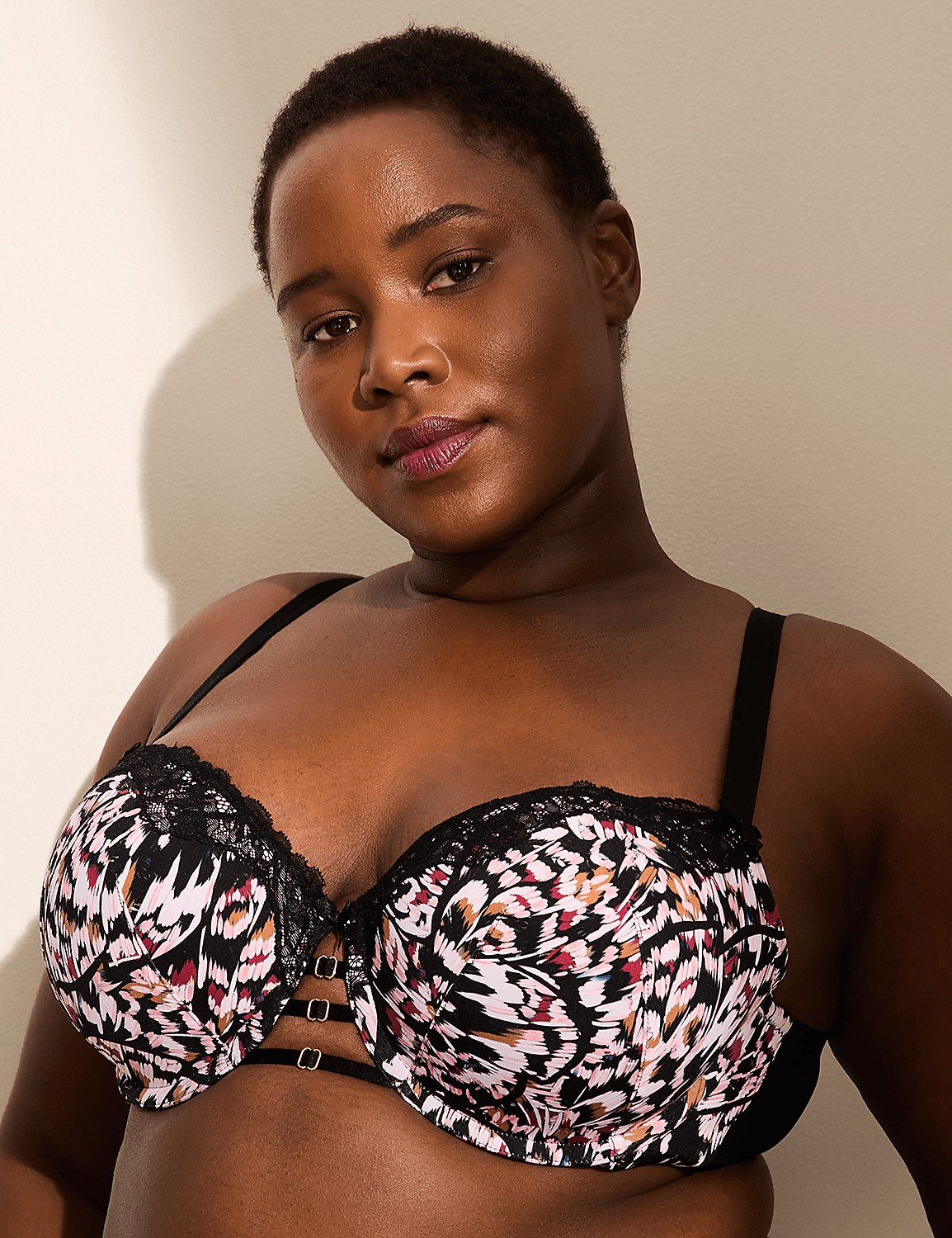 Strappy-Front Boost Balconette Bra Product Image 2