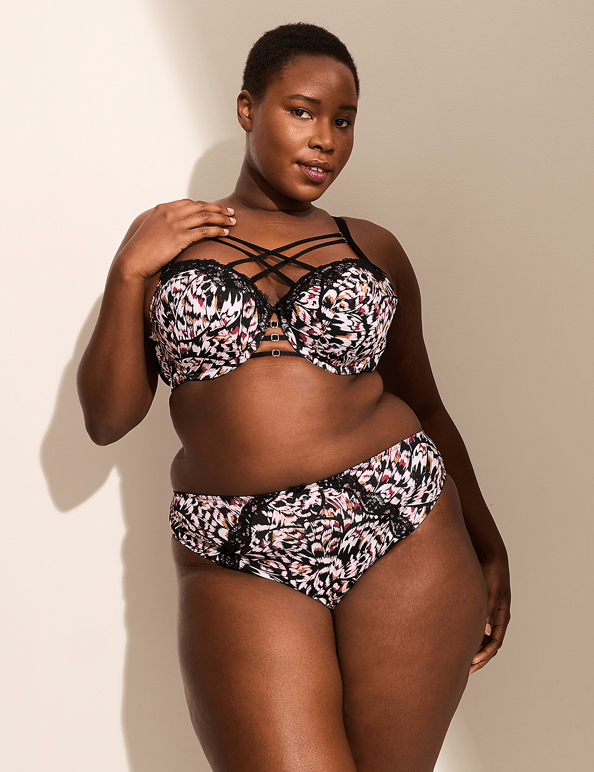 Strappy-Front Boost Balconette Bra Product Image 4