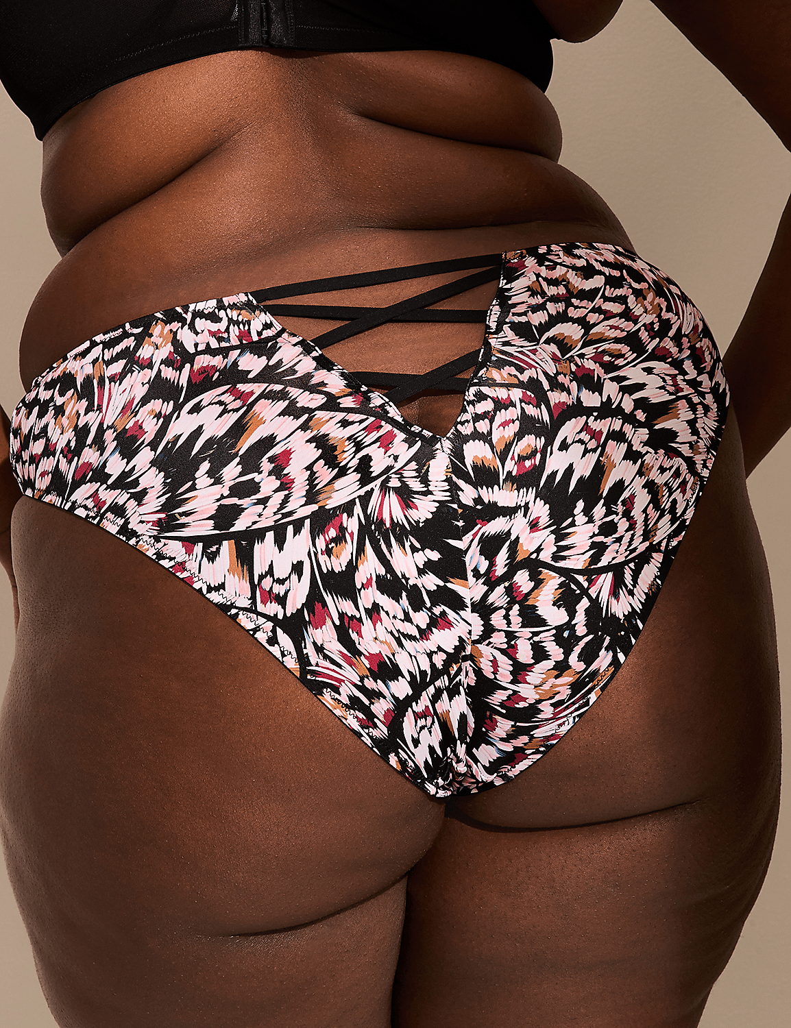 Lace-Trim French Cut Brief Panty Product Image 2