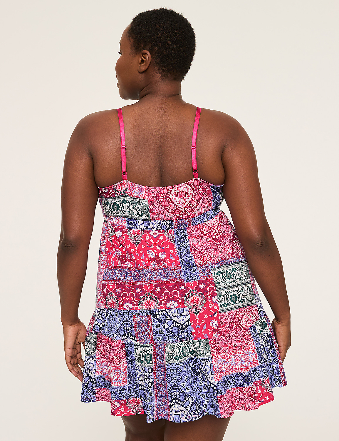 Comfy Cotton Ruffle Hem Chemise Product Image 2