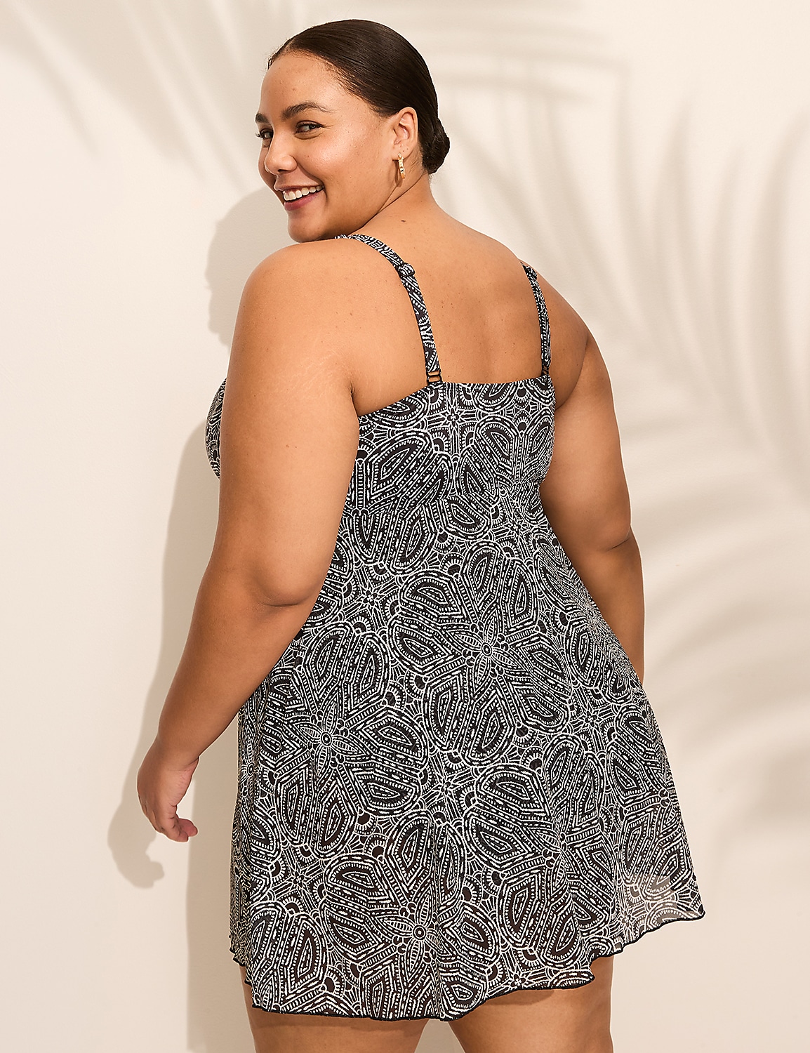 Underwire Knot-Front Swim Dress Product Image 2