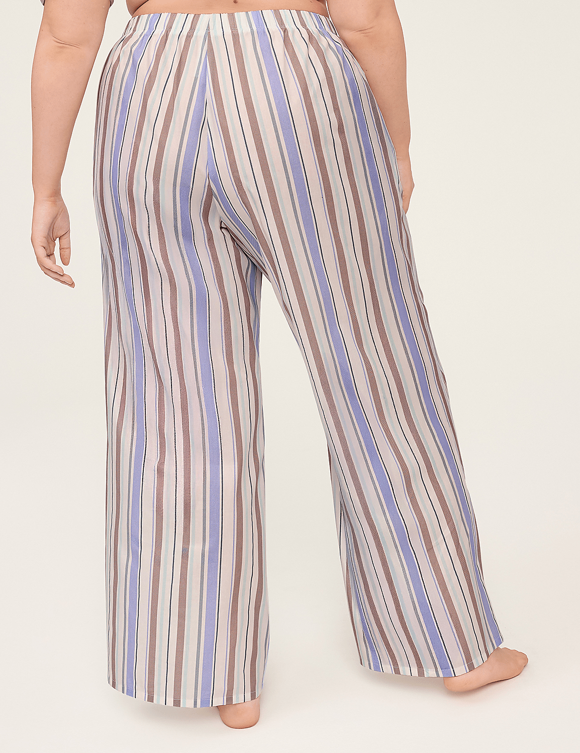 Woven Poplin Wide Leg Pant Product Image 2