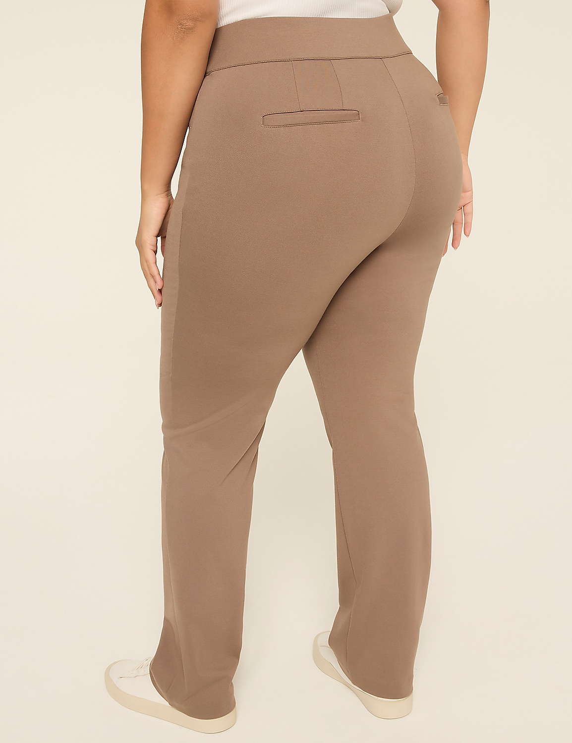Ponte Pull-On High-Rise Straight Leg Pant Product Image 2