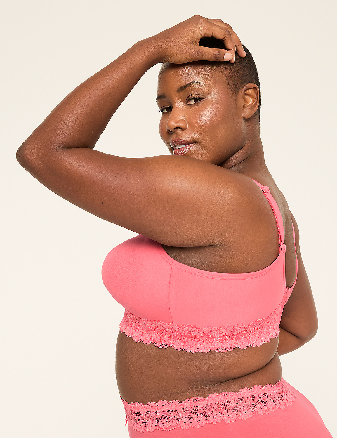 Cotton No-Wire Unlined Full Coverage Bra Product Image 3