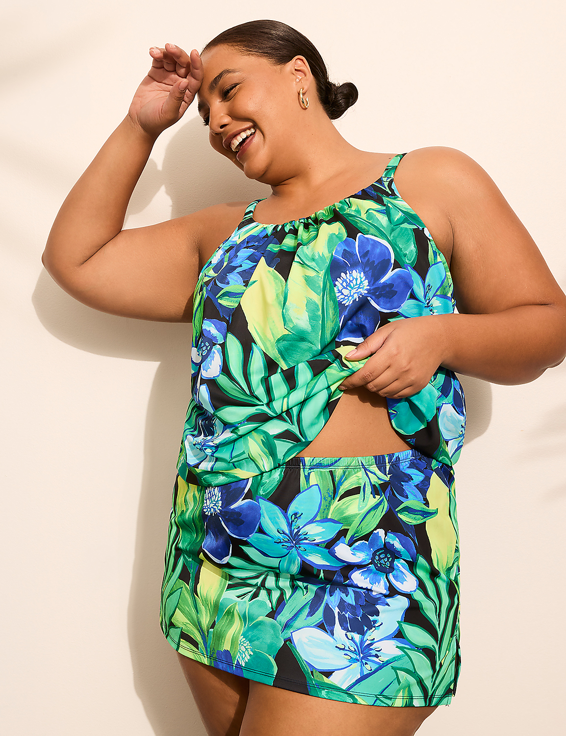 Side Slit Swim Skirt Product Image 4