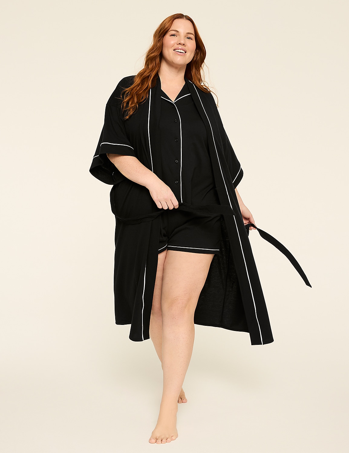 Comfy Cotton Midi Robe Product Image 3