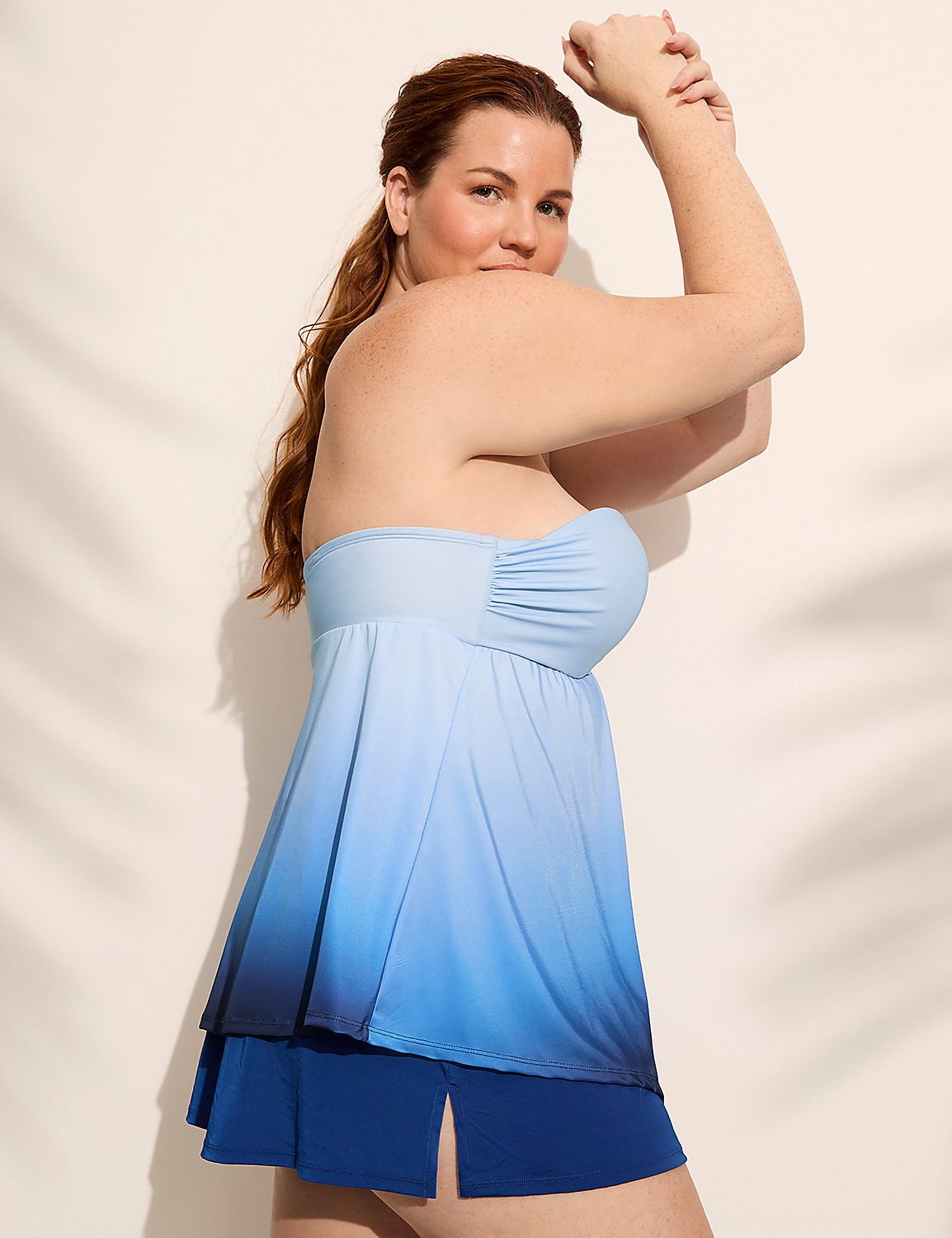Ombre Underwire Tankini Top Product Image 3