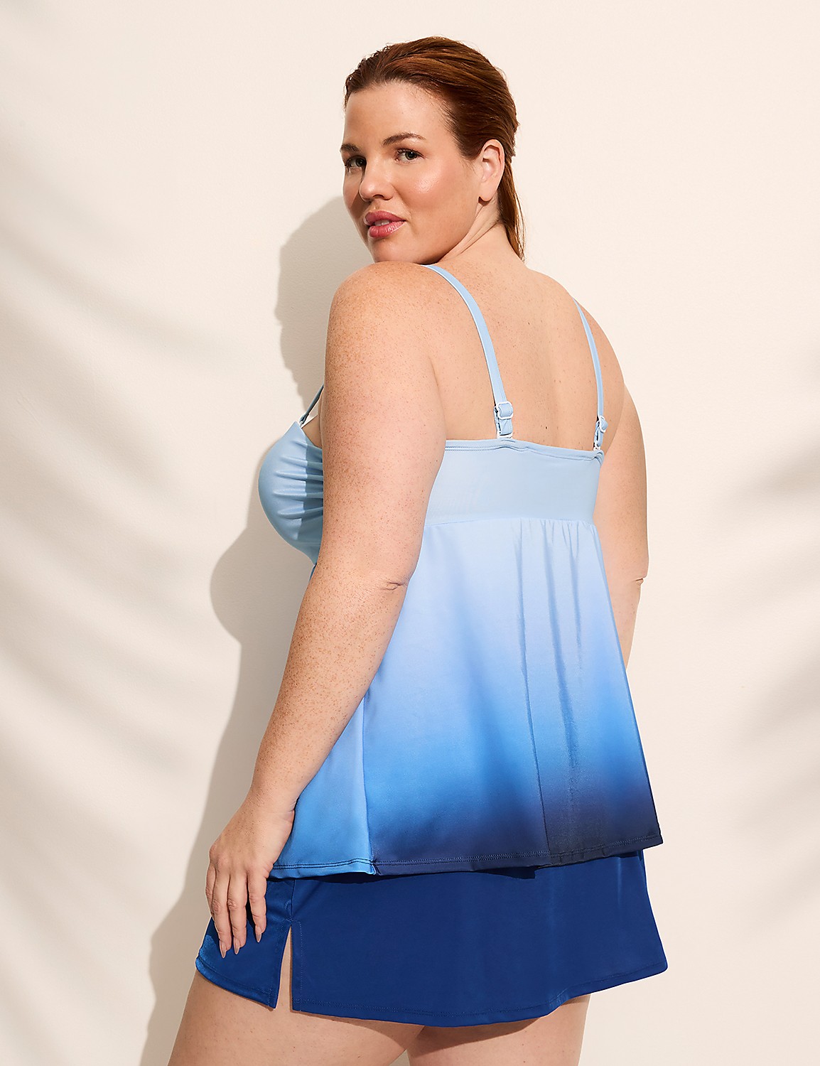Ombre Underwire Tankini Top Product Image 6