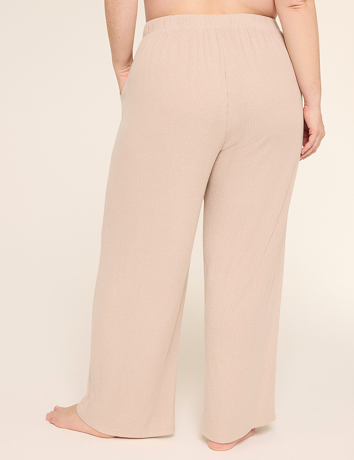 Brushed Rib Wide Leg Pant Product Image 2