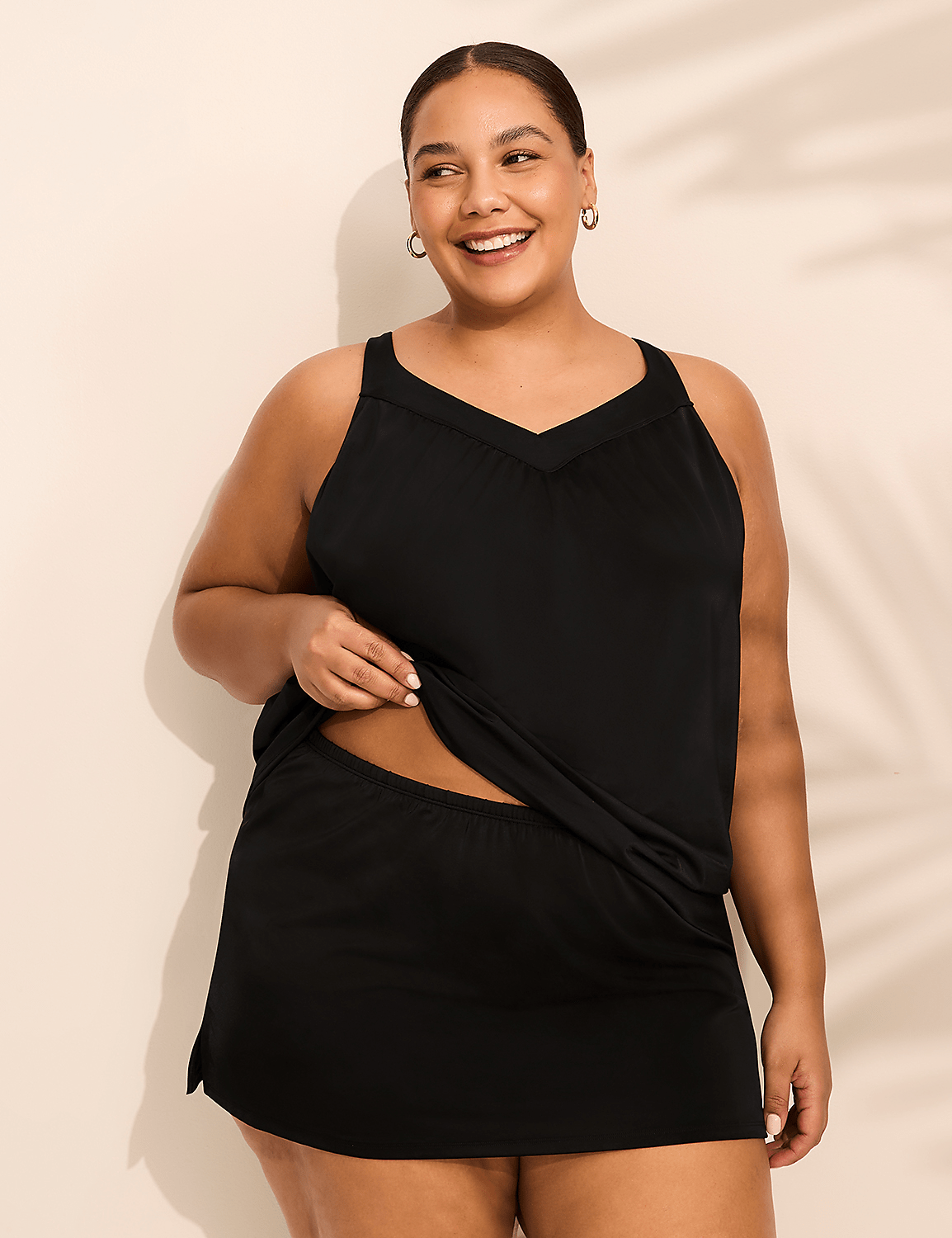 Underwire V-Neck Unlined Tankini Product Image 4