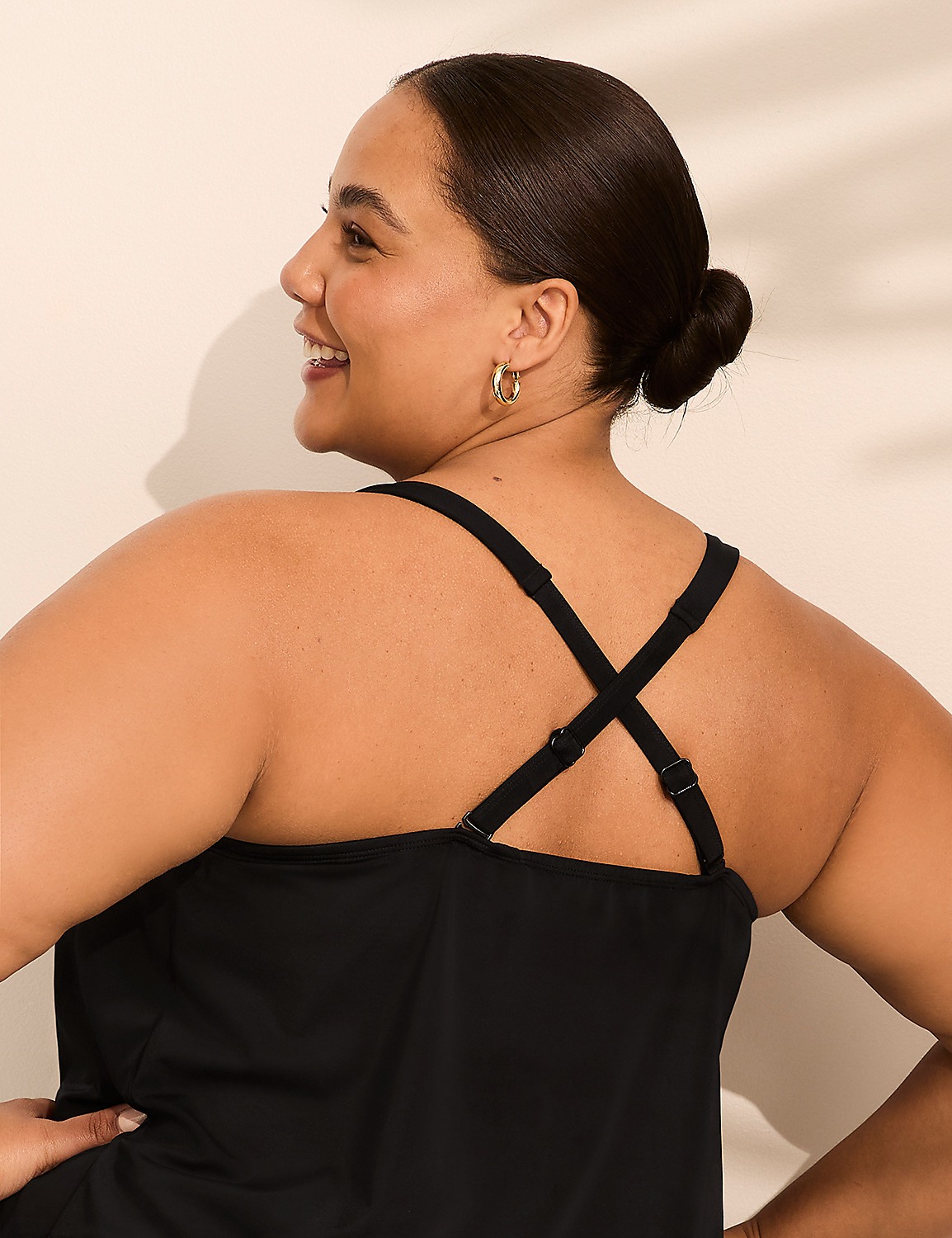 Underwire V-Neck Unlined Tankini Product Image 5