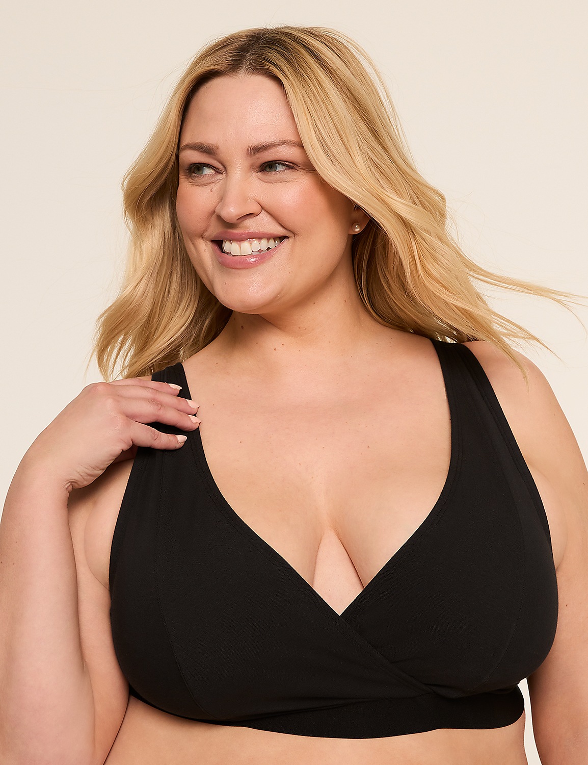 Cotton Wrap Bralette Product Image 4