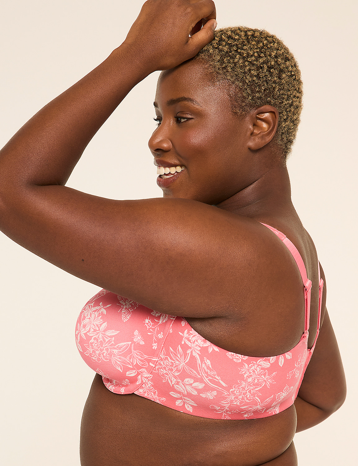 Cotton Unlined Underwire Full Coverage Bra Product Image 3