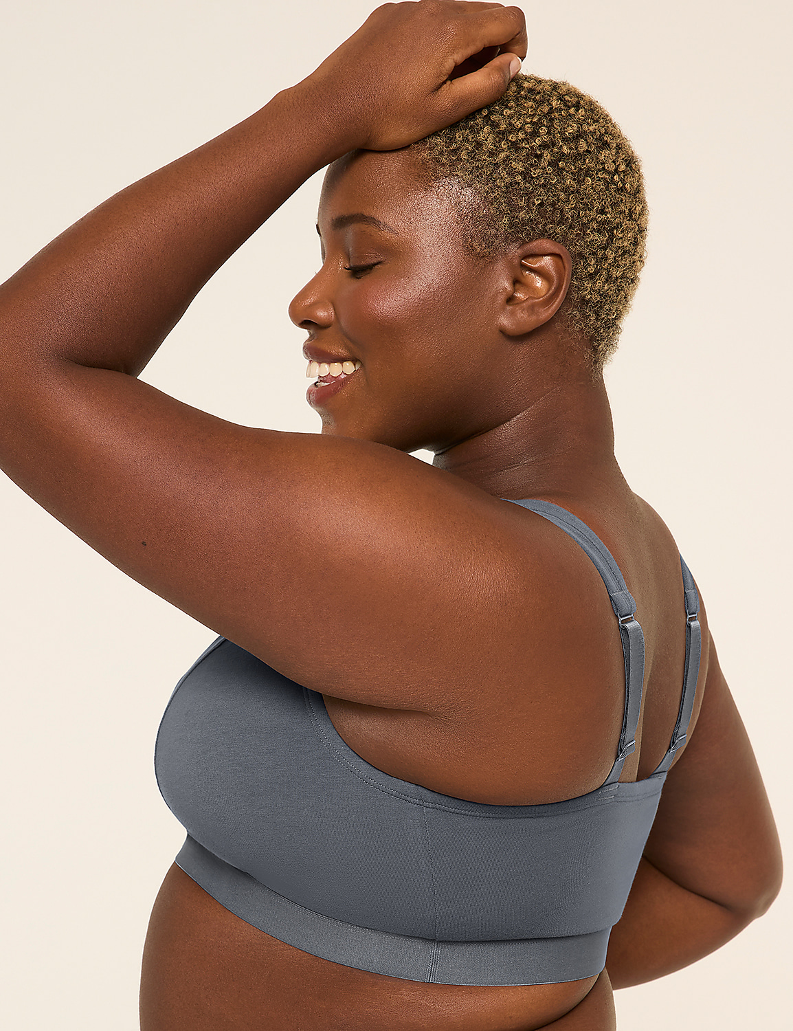 Cotton Wrap Bralette Product Image 3